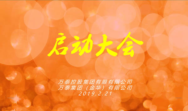 九州体育_官方网站集团（金华）有限公司启动大会顺利举行
